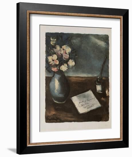 Le Courrier-Maurice De Vlaminck-Framed Collectable Print