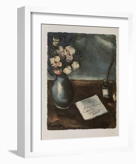 Le Courrier-Maurice De Vlaminck-Framed Collectable Print