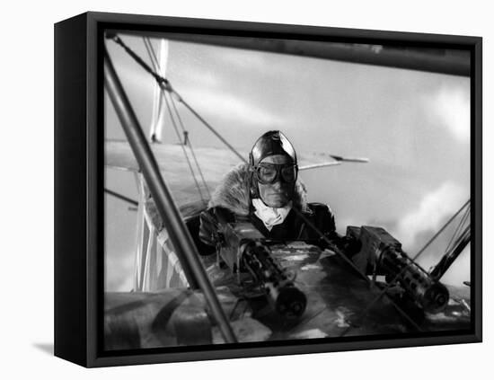 Le crepuscule des aigles (THE BLUE MAX) by JohnGuillermin with Jeremy Kemp, 1966 (b/w photo)-null-Framed Stretched Canvas