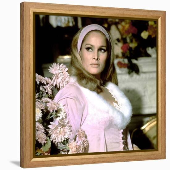 Le crepuscule des aigles (The Blue Max) by JohnGuillermin with Ursula Andress, 1966 (photo)-null-Framed Stretched Canvas