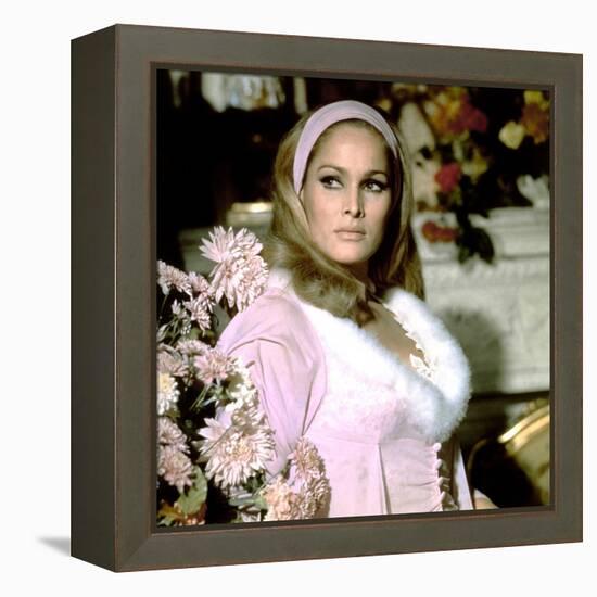 Le crepuscule des aigles (The Blue Max) by JohnGuillermin with Ursula Andress, 1966 (photo)-null-Framed Stretched Canvas