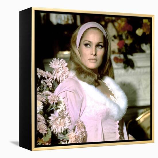 Le crepuscule des aigles (The Blue Max) by JohnGuillermin with Ursula Andress, 1966 (photo)-null-Framed Stretched Canvas