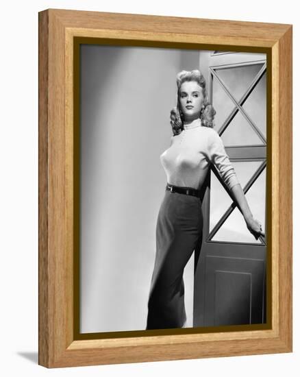 Le Cri by la victoire BATTLE CRY by Jonathan Liebesman with Anne Francis, 1955 (photo)-null-Framed Stretched Canvas