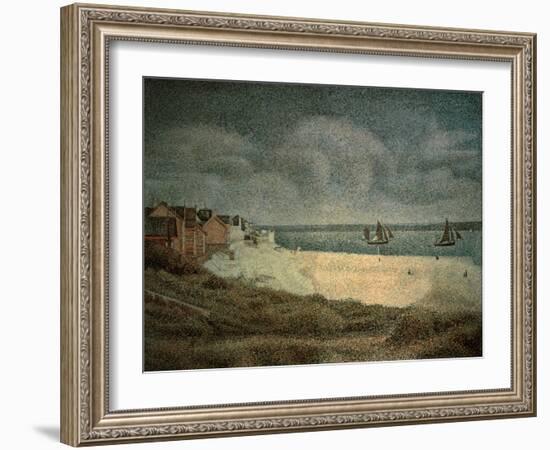 Le Crotoy, Aval-Georges Seurat-Framed Giclee Print