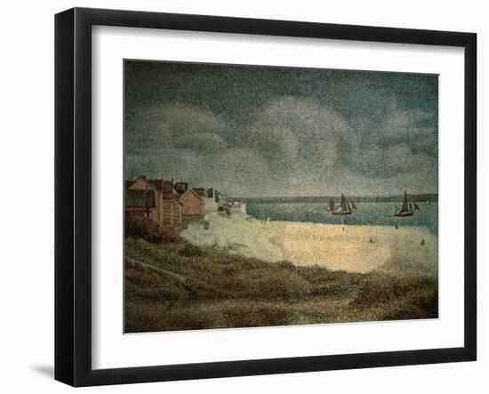 Le Crotoy, Aval-Georges Seurat-Framed Giclee Print