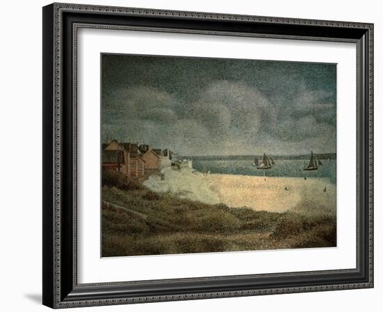 Le Crotoy, Aval-Georges Seurat-Framed Giclee Print