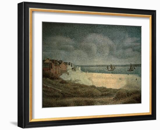 Le Crotoy, Aval-Georges Seurat-Framed Giclee Print