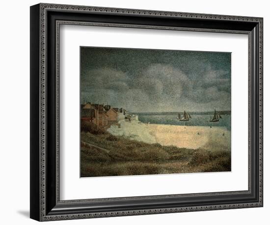 Le Crotoy, Aval-Georges Seurat-Framed Giclee Print