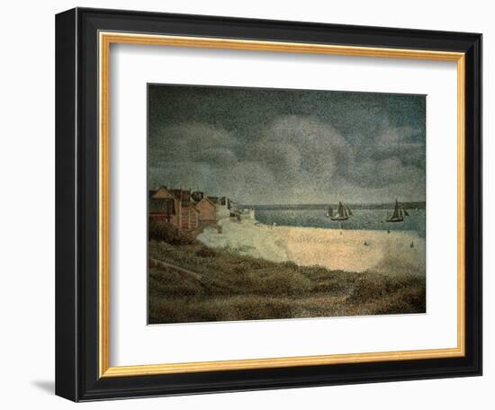 Le Crotoy, Aval-Georges Seurat-Framed Giclee Print