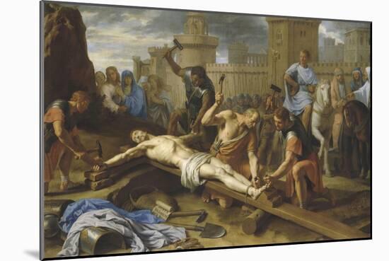 Le crucifiement-Philippe De Champaigne-Mounted Giclee Print