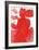 Le CycIIste Rouge-Alexandre Fassianos-Framed Limited Edition