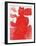 Le CycIIste Rouge-Alexandre Fassianos-Framed Limited Edition
