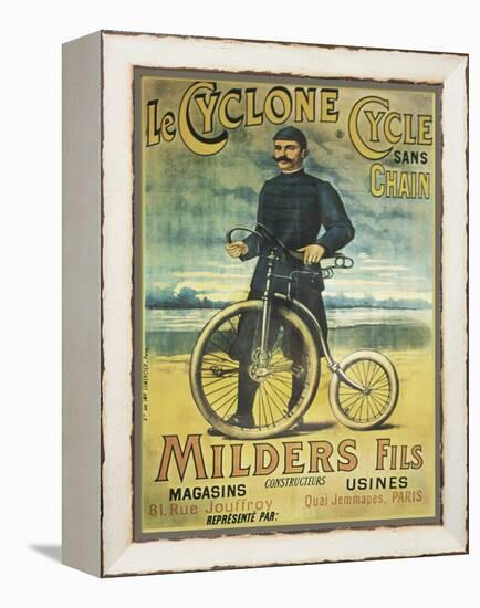 Le Cyclone Cycle-null-Framed Premier Image Canvas