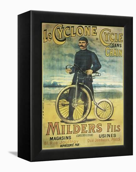 Le Cyclone Cycle-null-Framed Premier Image Canvas