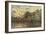 Le Dam à Zaandam, le soir, 1871 (oil on canvas)-Claude Monet-Framed Giclee Print