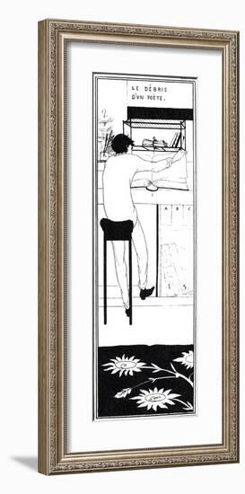 Le Debris d'un Poete-Aubrey Beardsley-Framed Premium Giclee Print