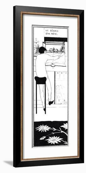 Le Debris d'un Poete-Aubrey Beardsley-Framed Premium Giclee Print