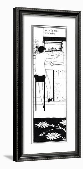 Le Debris d'un Poete-Aubrey Beardsley-Framed Premium Giclee Print