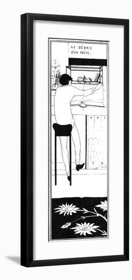 Le Debris d'un Poete-Aubrey Beardsley-Framed Premium Giclee Print