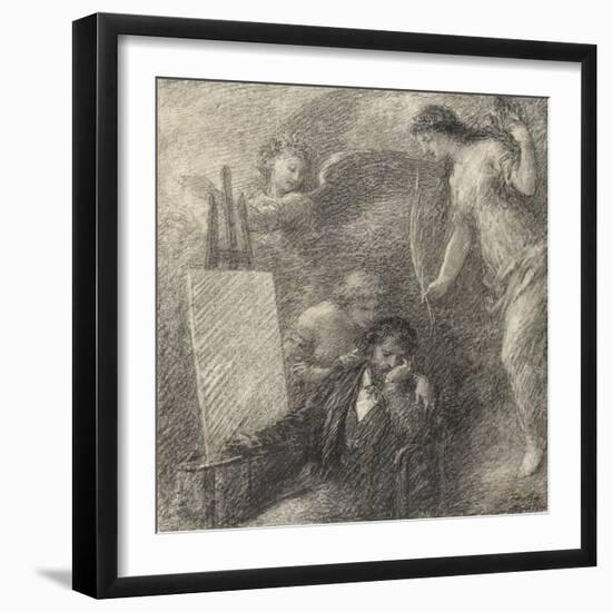 Le Découragement de l'artiste, 1895-Henri Fantin-Latour-Framed Giclee Print