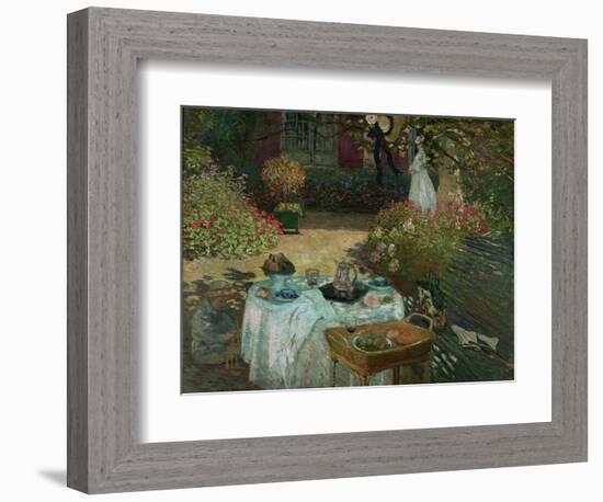 Le Déjeuner, 1873-Claude Monet-Framed Giclee Print