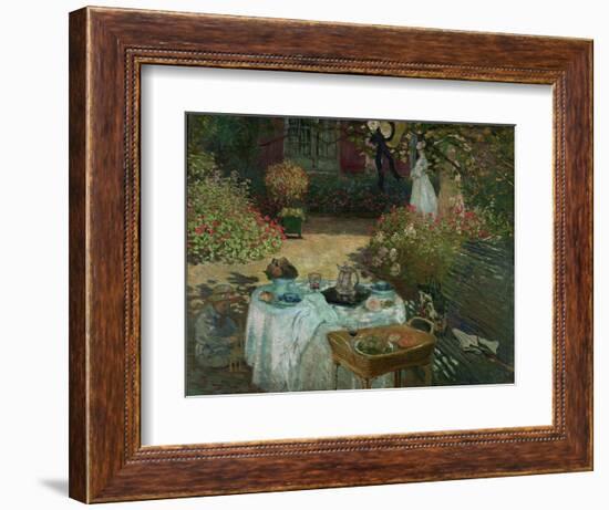 Le Déjeuner, 1873-Claude Monet-Framed Giclee Print