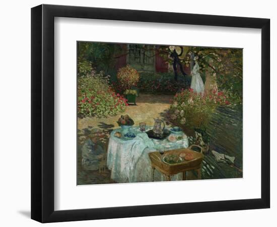 Le Déjeuner, 1873-Claude Monet-Framed Giclee Print