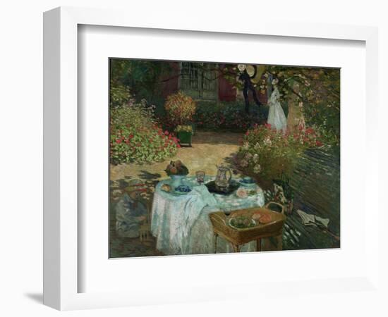 Le Déjeuner, 1873-Claude Monet-Framed Giclee Print
