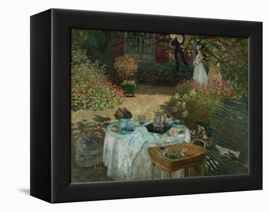 Le Déjeuner, 1873-Claude Monet-Framed Premier Image Canvas