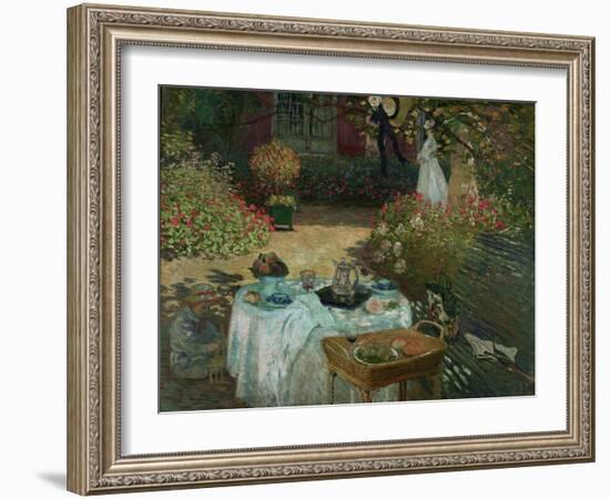 Le Déjeuner, 1873-Claude Monet-Framed Giclee Print