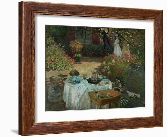 Le Déjeuner, 1873-Claude Monet-Framed Giclee Print