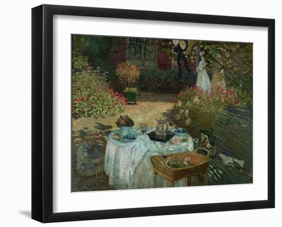 Le Déjeuner, 1873-Claude Monet-Framed Giclee Print