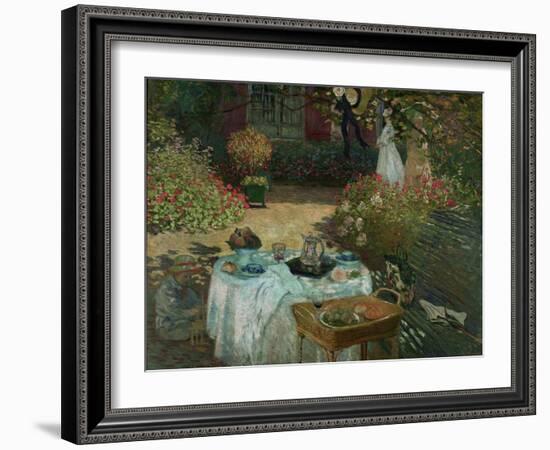 Le Déjeuner, 1873-Claude Monet-Framed Giclee Print