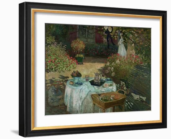 Le Déjeuner, 1873-Claude Monet-Framed Giclee Print