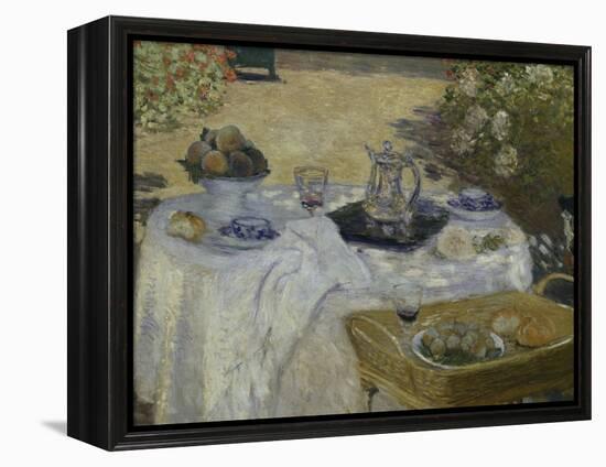 Le Dejeuner, c.1873-Claude Monet-Framed Premier Image Canvas