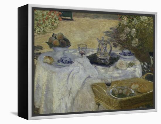 Le Dejeuner, c.1873-Claude Monet-Framed Premier Image Canvas