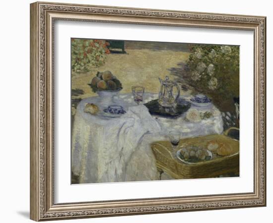 Le Dejeuner, c.1873-Claude Monet-Framed Giclee Print