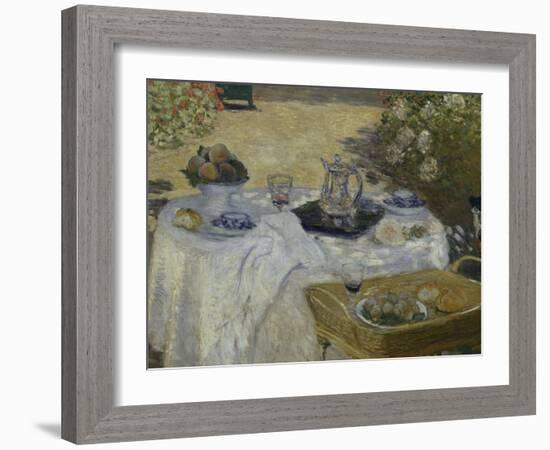 Le Dejeuner, c.1873-Claude Monet-Framed Giclee Print