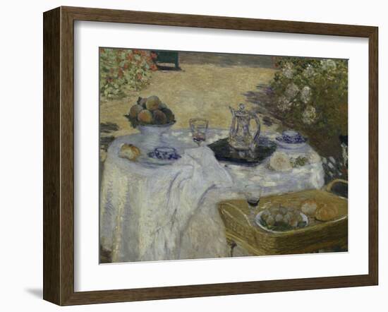 Le Dejeuner, c.1873-Claude Monet-Framed Giclee Print