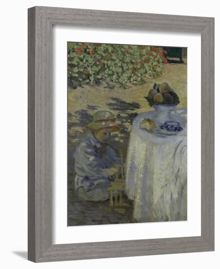 Le Dejeuner, c.1873-Claude Monet-Framed Giclee Print