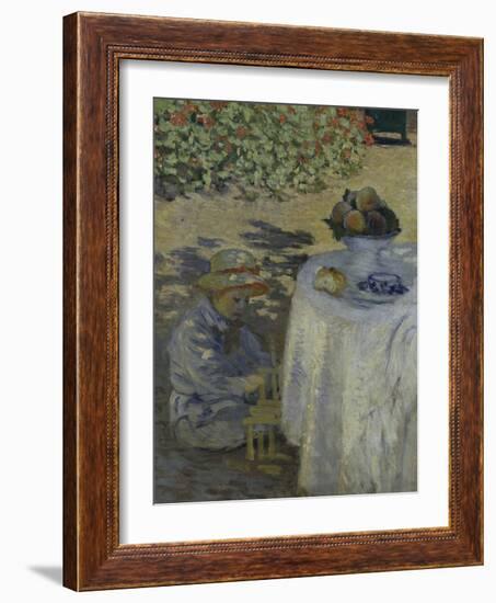 Le Dejeuner, c.1873-Claude Monet-Framed Giclee Print