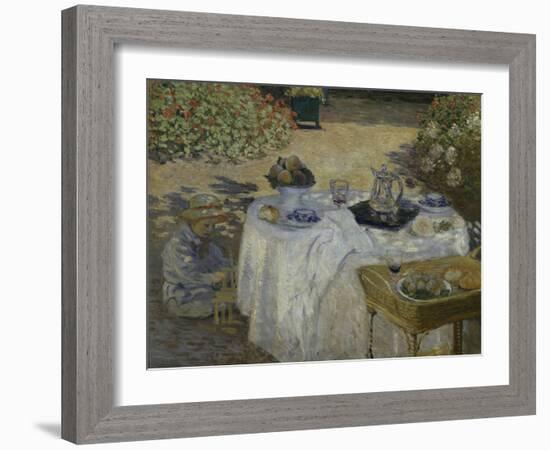 Le Dejeuner, c.1873-Claude Monet-Framed Giclee Print