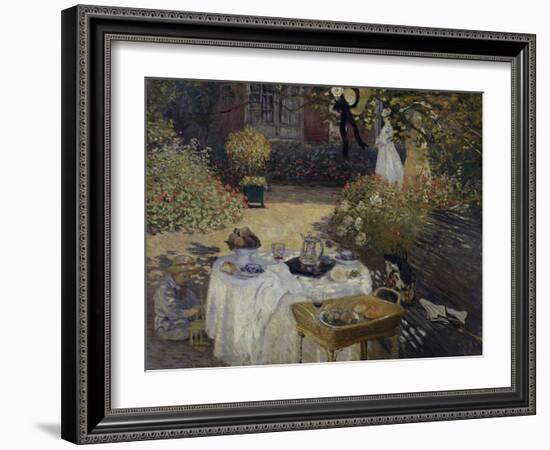 Le Dejeuner, c.1873-Claude Monet-Framed Giclee Print