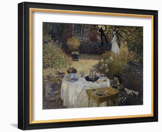 Le Dejeuner, c.1873-Claude Monet-Framed Giclee Print