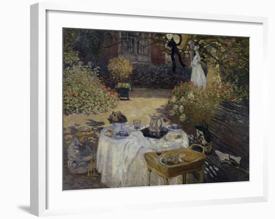 Le Dejeuner, c.1873-Claude Monet-Framed Giclee Print