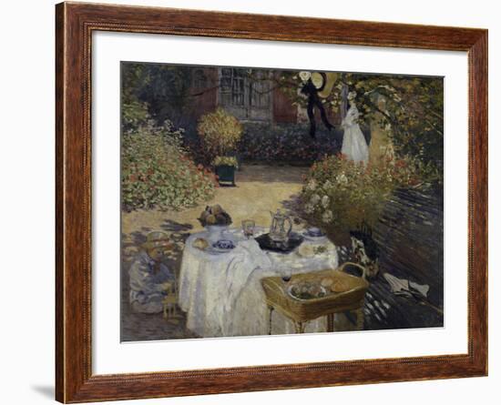 Le Dejeuner, c.1873-Claude Monet-Framed Giclee Print