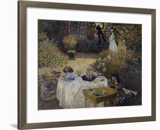 Le Dejeuner, c.1873-Claude Monet-Framed Giclee Print