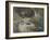 Le déjeuner ; panneau décoratif, jardin de Monet à Argenteuil, à gauche son fils Jean.-Claude Monet-Framed Giclee Print