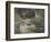 Le déjeuner ; panneau décoratif, jardin de Monet à Argenteuil, à gauche son fils Jean.-Claude Monet-Framed Giclee Print