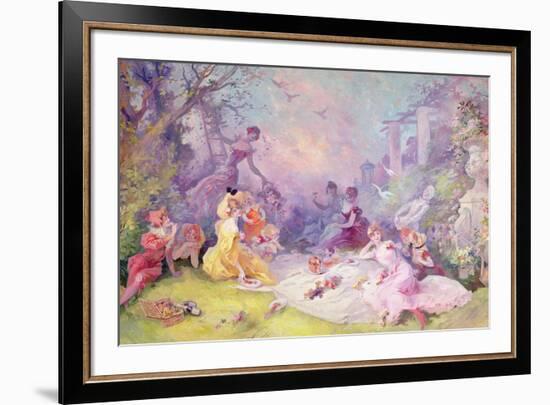 'Le Déjeuner Sur l'Herbe', 1904-Jules Chéret-Framed Giclee Print